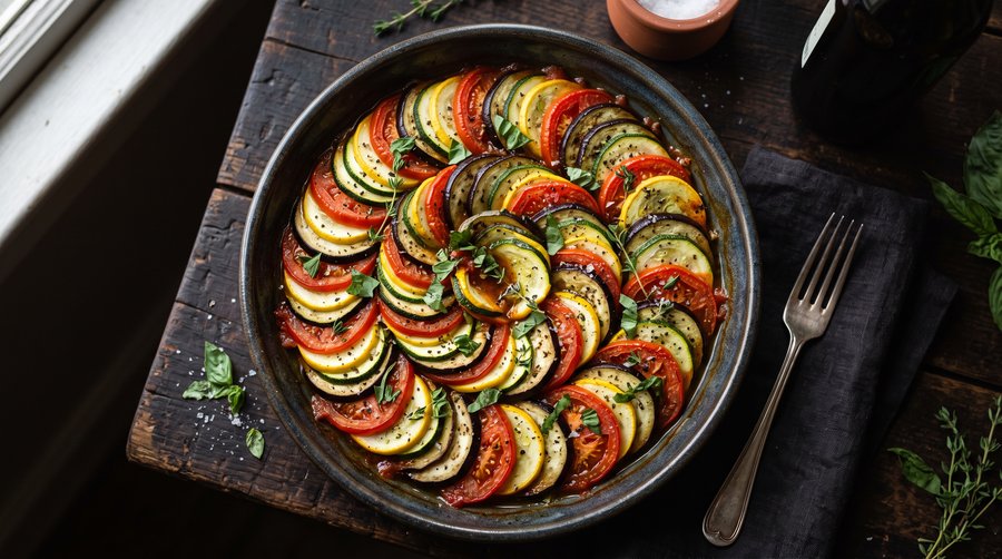 Ratatouille-inspired dish